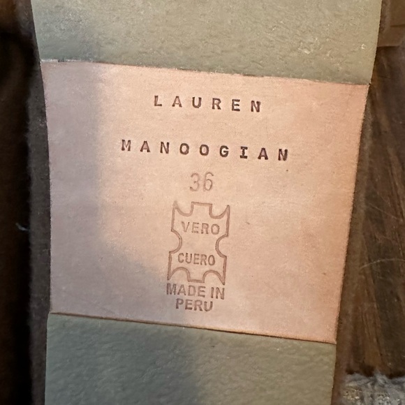 Lauren Manoogian Cross Slide Wool Sandals, Size 36, NIB - Picture 4 of 6